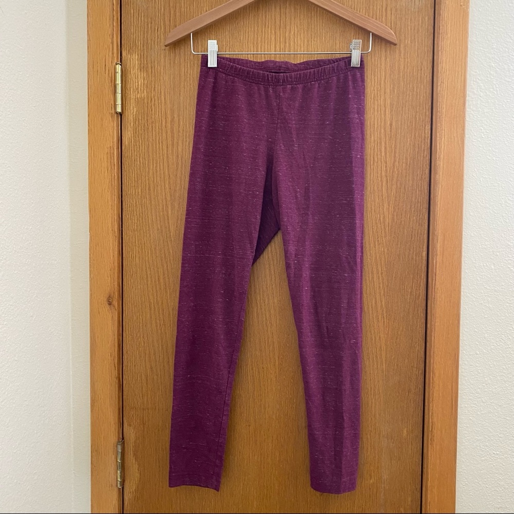 🔷 {3/$20} OLD NAVY • Maroon Burgundy Space Dye Leggings - Size S